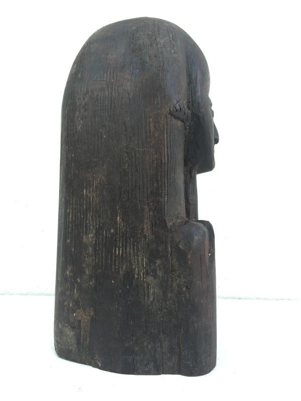 ABSTRACT BORNEO FIGURE 260mm/10.2 Female Statue Sculpture Primitive HARDWOOD