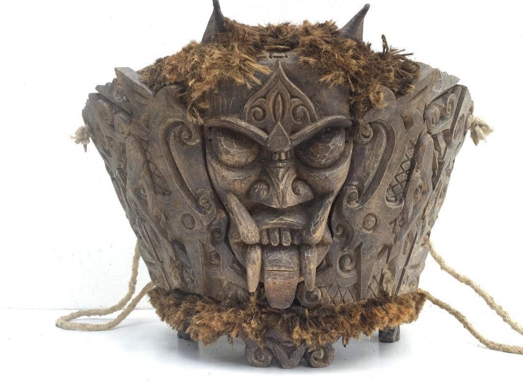 DAYAK MODANG Baby Child Carrier Backpack Sling Bag Borneo Asia Craft Artifact