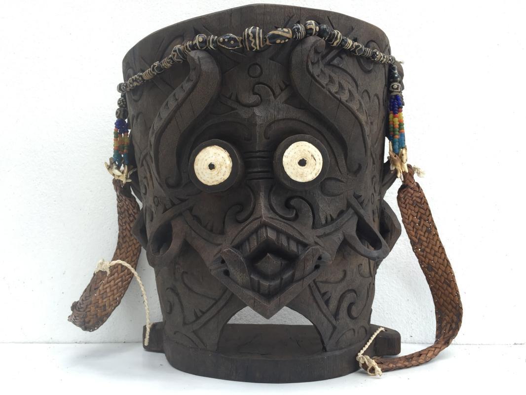 #2 NATIVE DAYAK BABY CARRIER Child Backpack Knapsack Sling Bag Duffel BORNEO