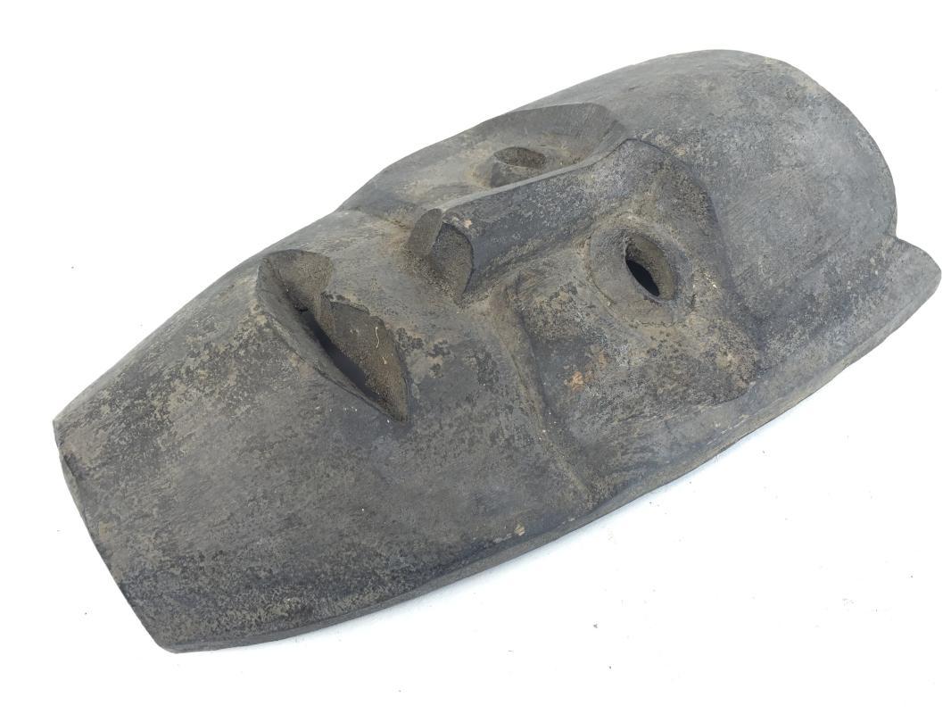 BORNEO MASK OLD ASIAN ARTIFACT Topeng Wood Wall Decoration Face Facial Statue