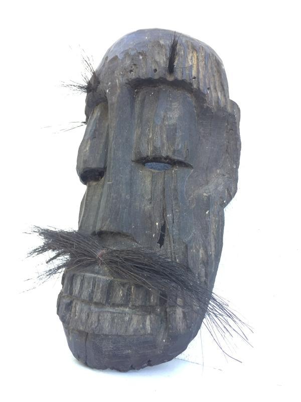 TOPENG DAYAK AHE 310mm PELAIK MASK Borneo Facial Face Dyak Native Tribe Artifact