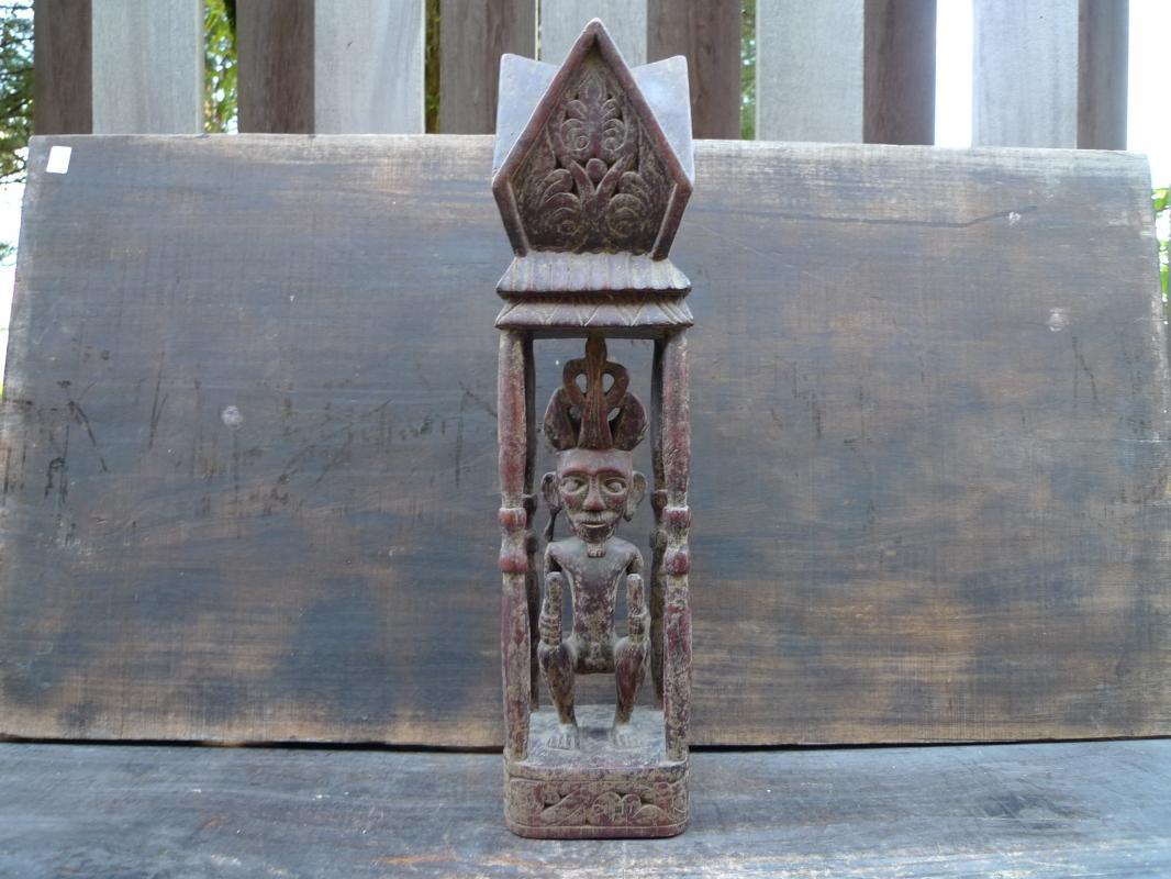 FERTILITY PANGLIMA NIAS ALTAR STATUE Artifact Sculpture Image Figure Artefact