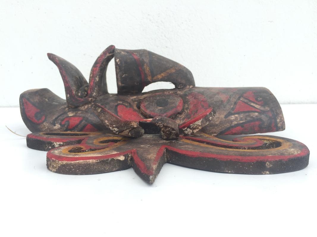 #2 Famous HUDOG MASK Topeng Orang Ulu Borneo Facial Face Expression Artifact