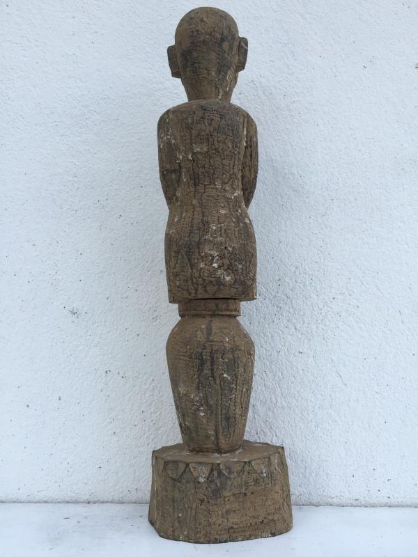 ANCESTRAL DAYAK KAYAN IRONWOOD STATUE Figure Icon Image Sculpture Papua Borneo