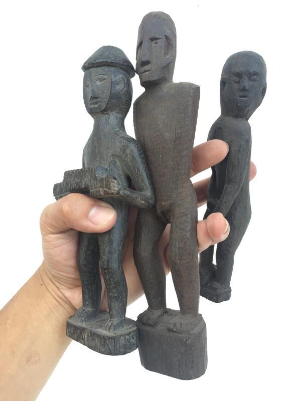 Ancestral Figure PATONG STATUE KAYAN Dayak HeadHunter Icon Image Sculpture Asia