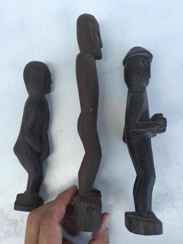 Ancestral Figure PATONG STATUE KAYAN Dayak HeadHunter Icon Image Sculpture Asia