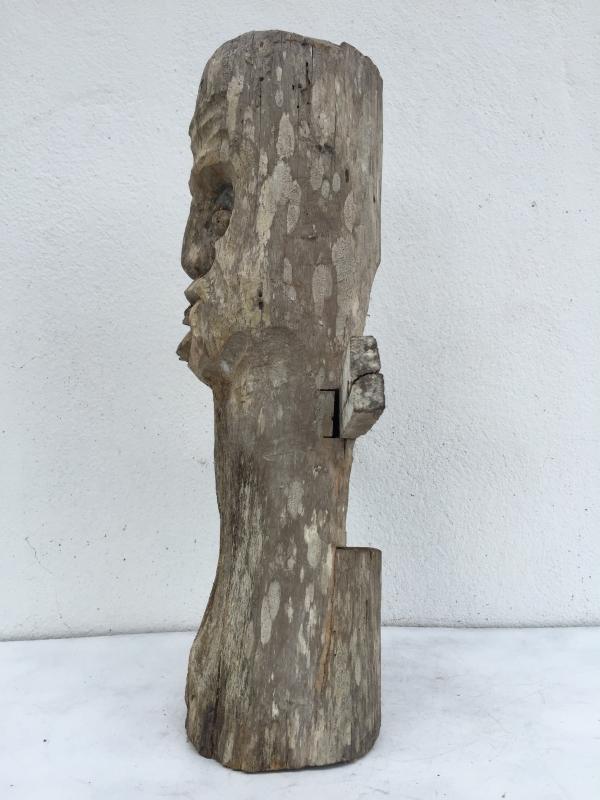 DAYAK AUTHENTIC 460mm HOME GUARDIAN STATUE Old Figure Icon Sculpture Artifact