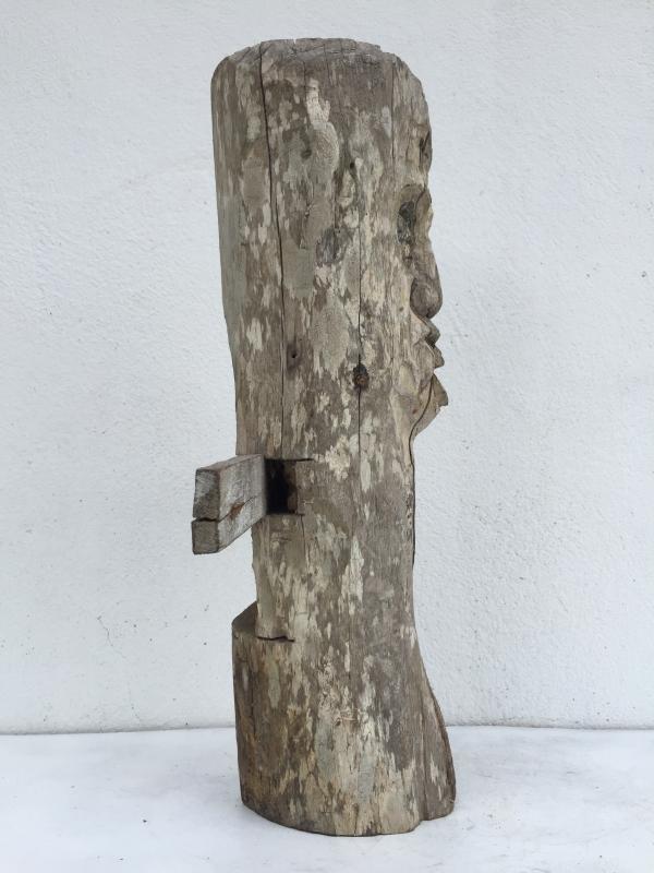 DAYAK AUTHENTIC 460mm HOME GUARDIAN STATUE Old Figure Icon Sculpture Artifact