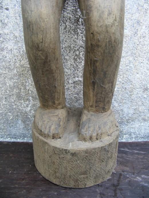 GALLERY ANCESTRAL STATUE Amputated Figure Icon Image Sculpture Flores Nias Papua