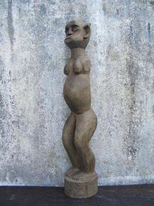 GALLERY ANCESTRAL STATUE Amputated Figure Icon Image Sculpture Flores Nias Papua