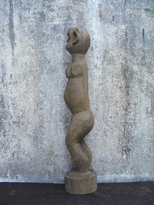GALLERY ANCESTRAL STATUE Amputated Figure Icon Image Sculpture Flores Nias Papua