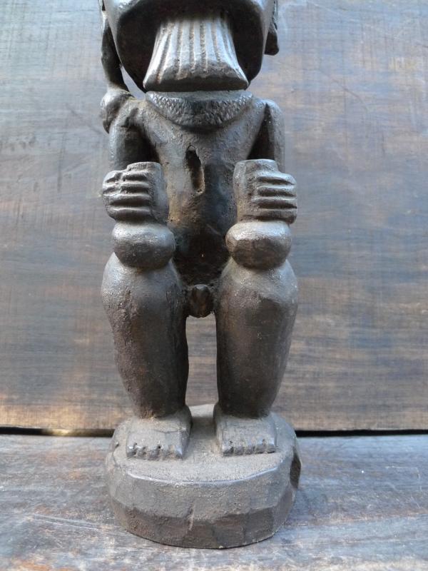 520mm PATUNG PANGLIMA NIAS STATUE Naked Penis Fertility Warrior Sculpture Figure