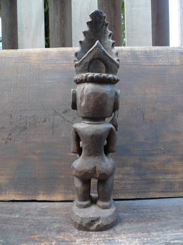 520mm PATUNG PANGLIMA NIAS STATUE Naked Penis Fertility Warrior Sculpture Figure