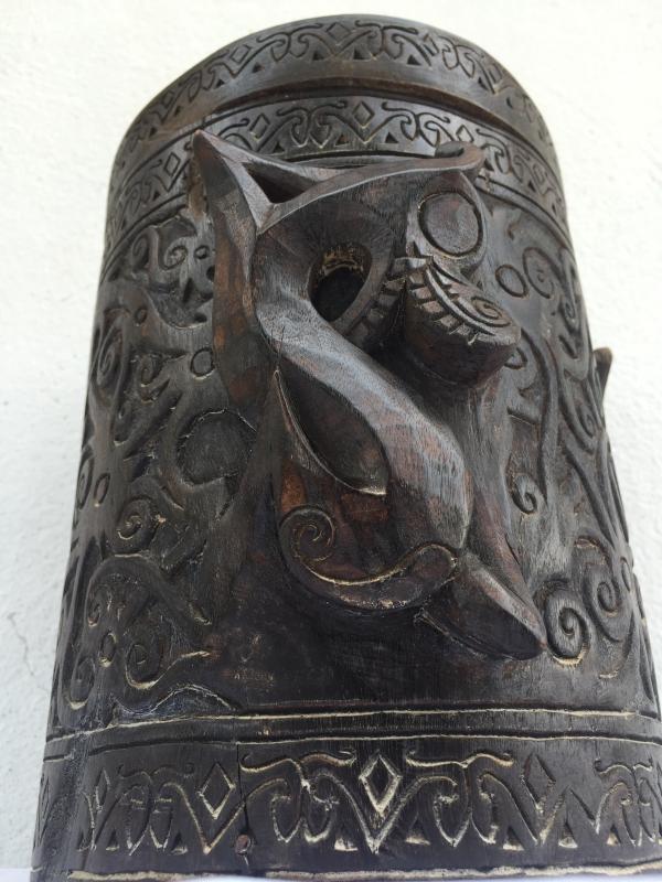 ASO NAGA RITUAL ANCESTRAL CONTAINER Lupong Medicine Box Chamber Ornament #4