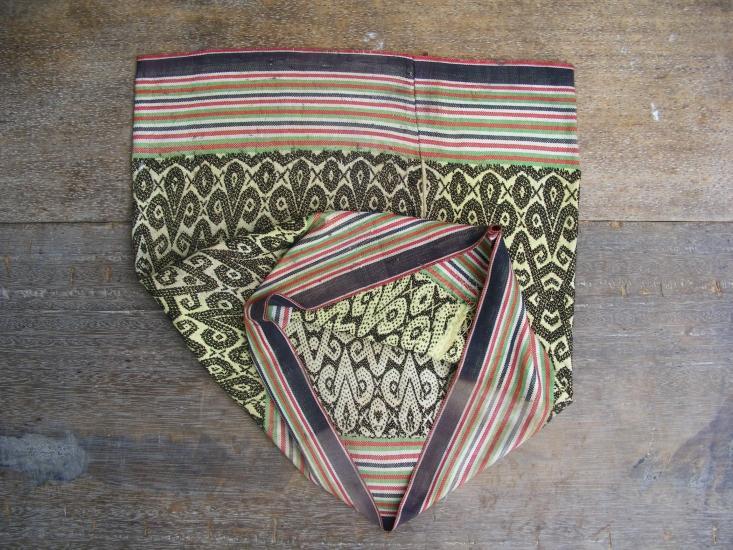 IKAT BIDANG Skirt DRESS Borneo ritual Dance Textile SARONG LADIES GARMENT #34