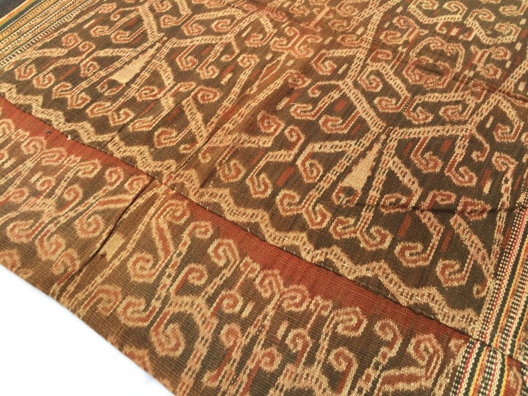 RARE BUAH LANG HAWK PATTERN Ikat Bidan Ritual SKIRT SARONG LADIES GARMENT #98