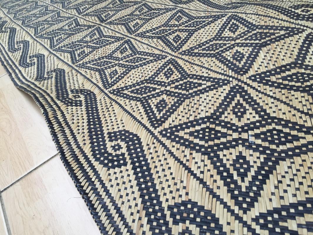 RATTAN SLEEPING MAT Hand Woven Traditional Floor Carpet Cooling Comfortable Rug #2