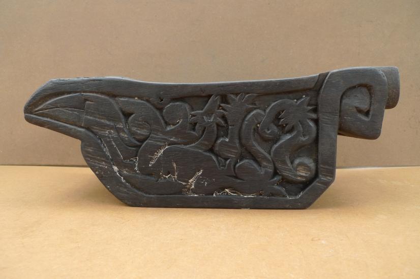 BORNEO IRONWOOD ARTIFACT 14 lb XXXL ANTIQUE MEDICINE TRAY Dayak Tribe Tribal Art
