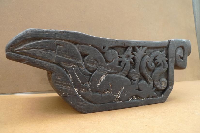 BORNEO IRONWOOD ARTIFACT 14 lb XXXL ANTIQUE MEDICINE TRAY Dayak Tribe Tribal Art