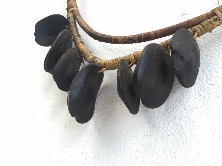 DAYAK NECKLACE & Forest SEED Fruit Tree Plant Pendant Body Jewel Jewelry Ornament
