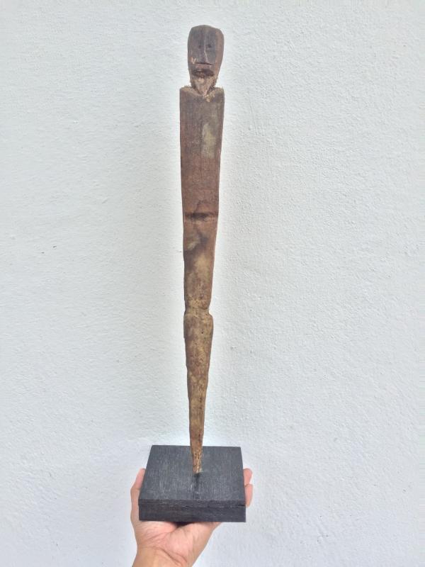 ANCESTRAL IBAN POLE Guardian Images Statue Sculpture Icon Figure Dayak Borneo #6