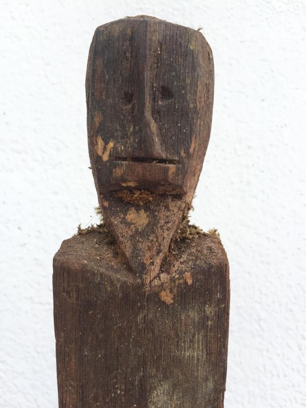 ANCESTRAL IBAN POLE Guardian Images Statue Sculpture Icon Figure Dayak Borneo #6