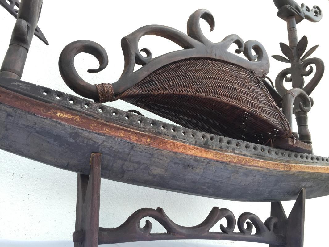 SPECTACULAR XXXL TRIBAL 1280mm/50.4 BOATHOUSE VESSEL Figure Mansion Hotel Boat