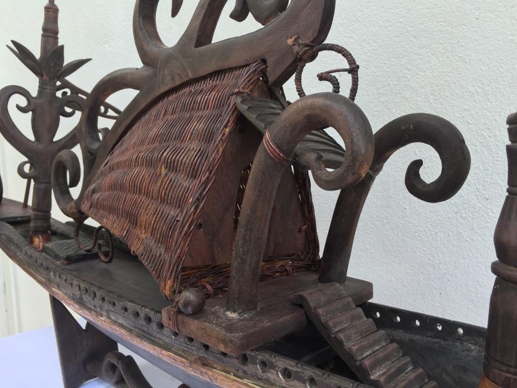 SPECTACULAR XXXL TRIBAL 1280mm/50.4 BOATHOUSE VESSEL Figure Mansion Hotel Boat