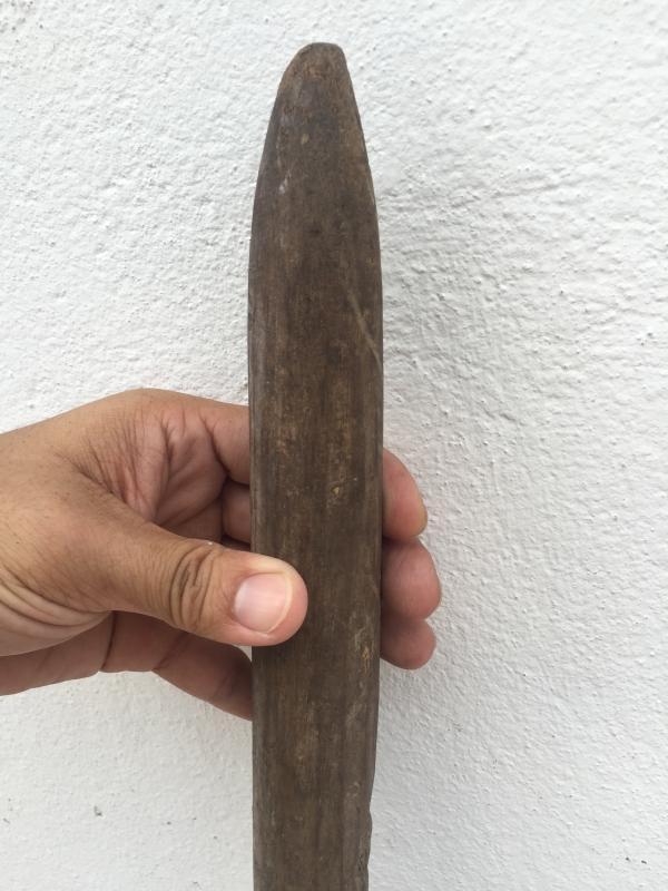 TONGKAT RAJA 1490mm CHIEFTAN POLE Stick Elders Dayak Figure Statue Sculpture