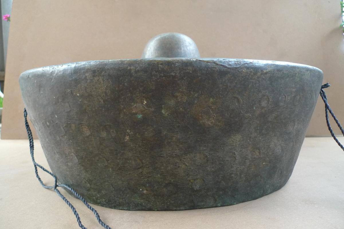 BORNEO BRASS DRUM XXXL 560mm/22 GONG TAWAK Dayak Ceremonial Music Musical Asia