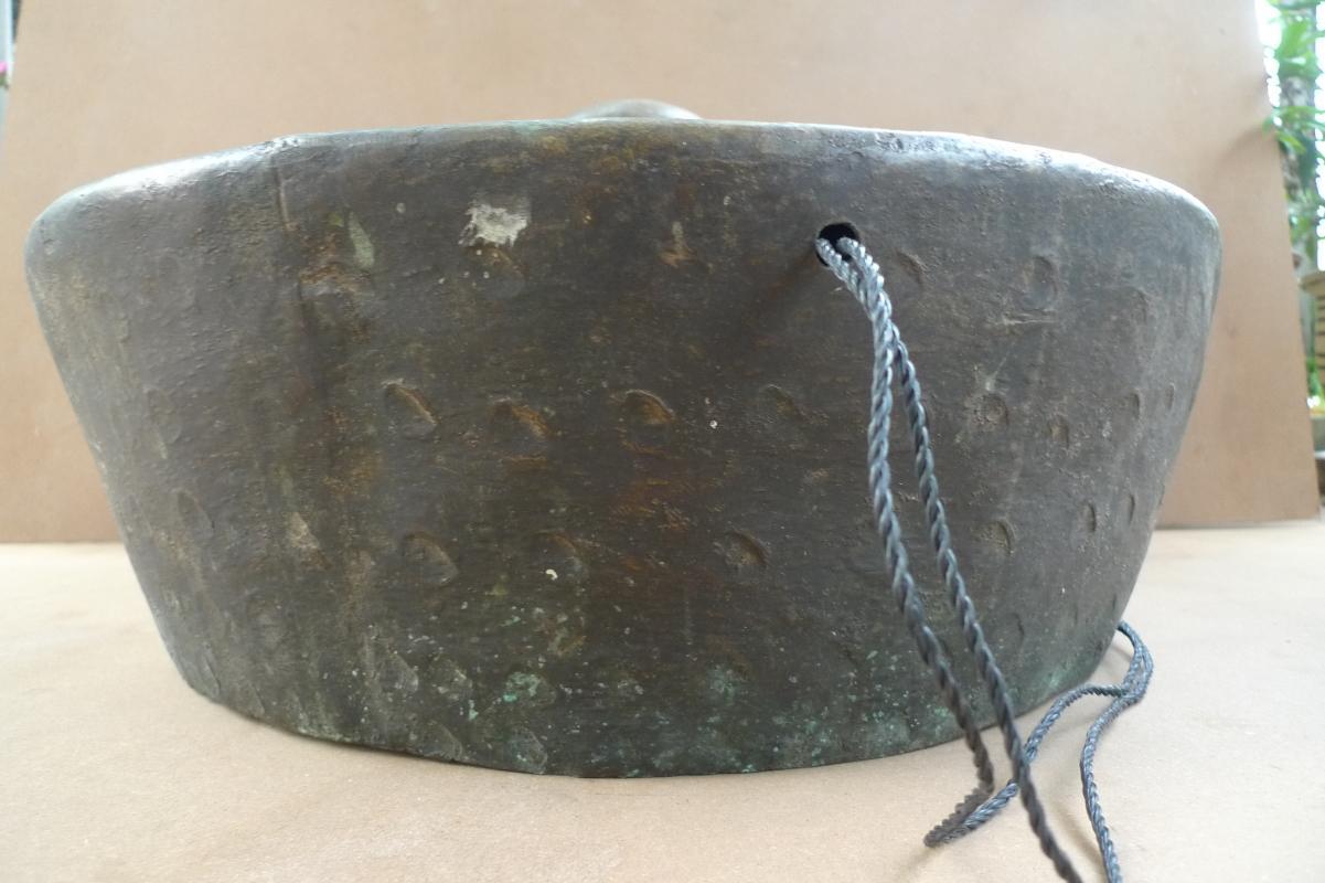 BORNEO BRASS DRUM XXXL 560mm/22 GONG TAWAK Dayak Ceremonial Music Musical Asia
