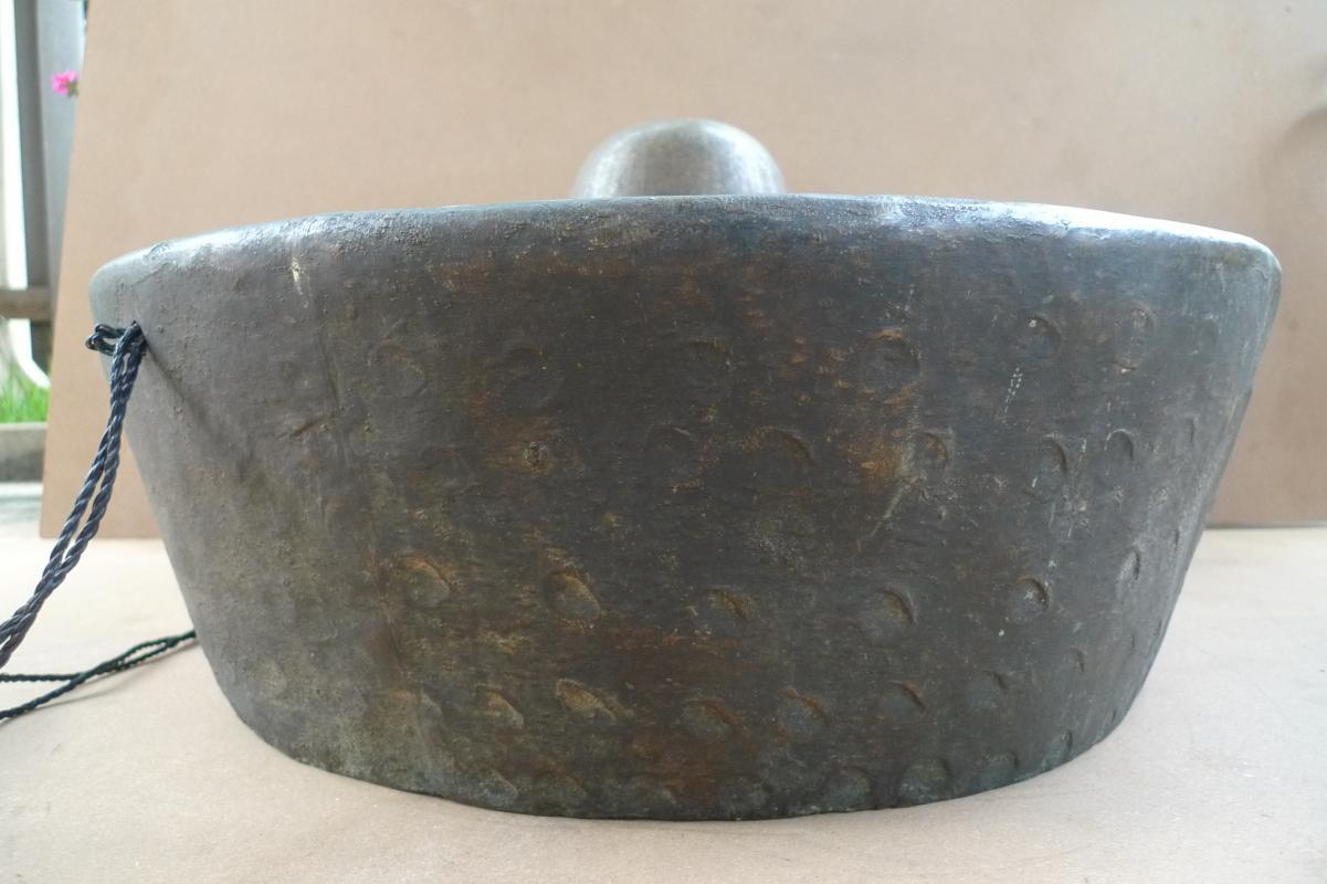 BORNEO BRASS DRUM XXXL 560mm/22 GONG TAWAK Dayak Ceremonial Music Musical Asia
