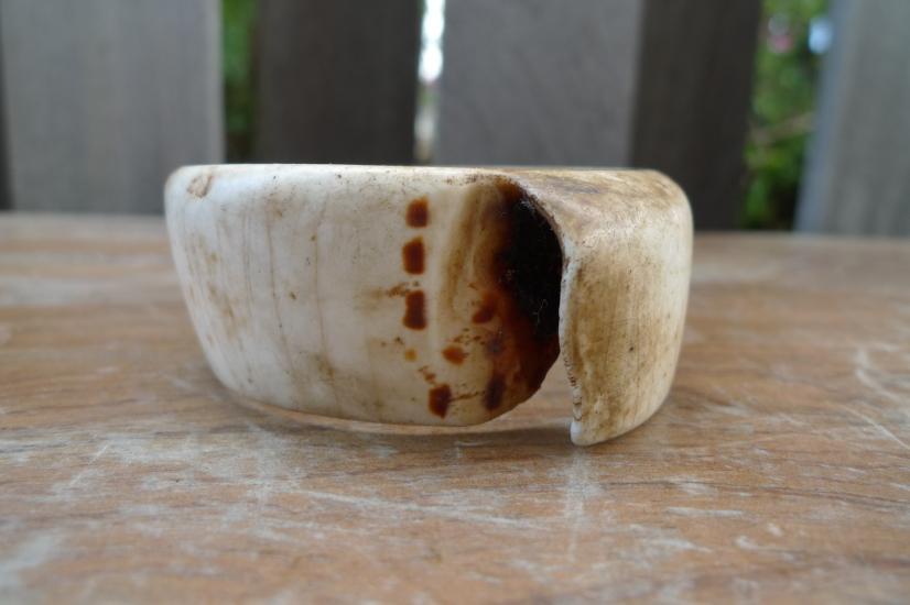 OLD BANGLE 70mm Seashell WRIST BRACELET Tribal Traditional Child Jewel Jewelry#1