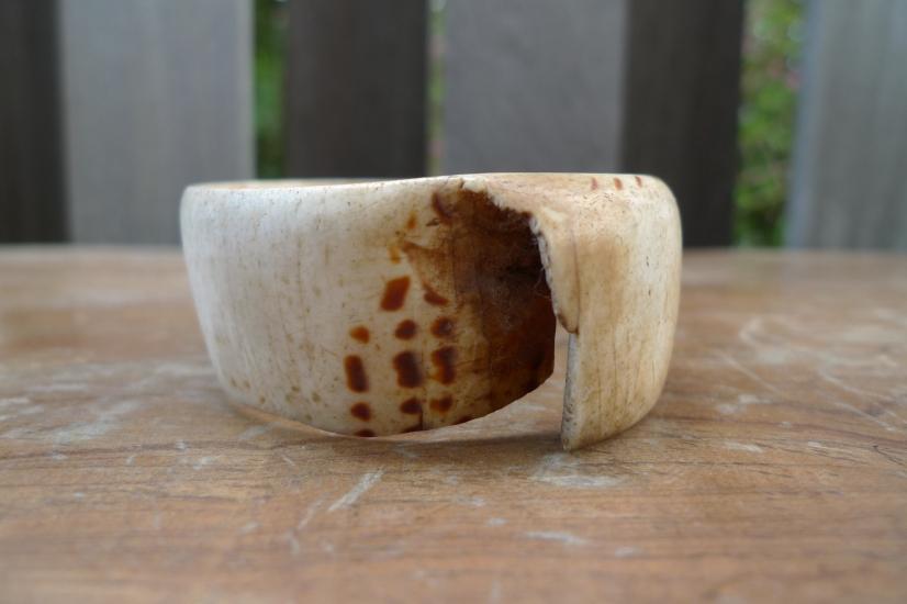 FREE SHIPPING 65mm OLD BANGLE Seashell WRIST BRACELET Tribe Jewel Jewelry Art #2