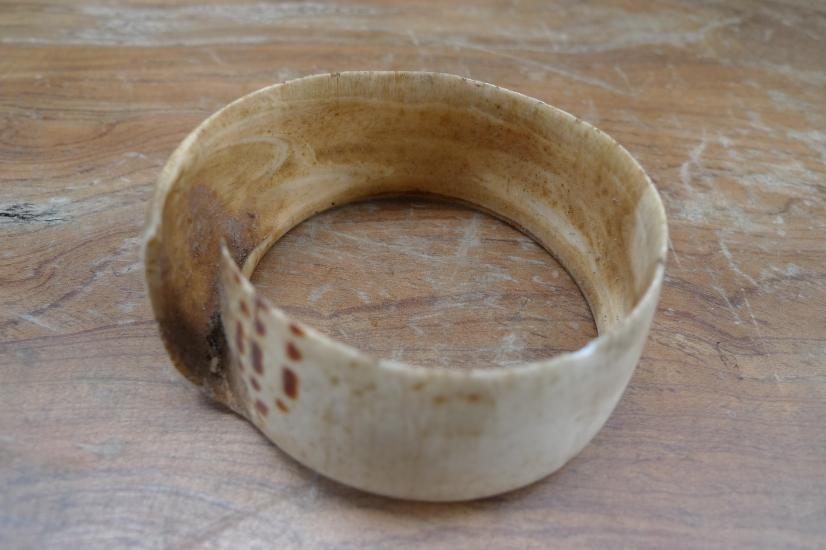 FREE SHIPPING 65mm OLD BANGLE Seashell WRIST BRACELET Tribe Jewel Jewelry Art #2