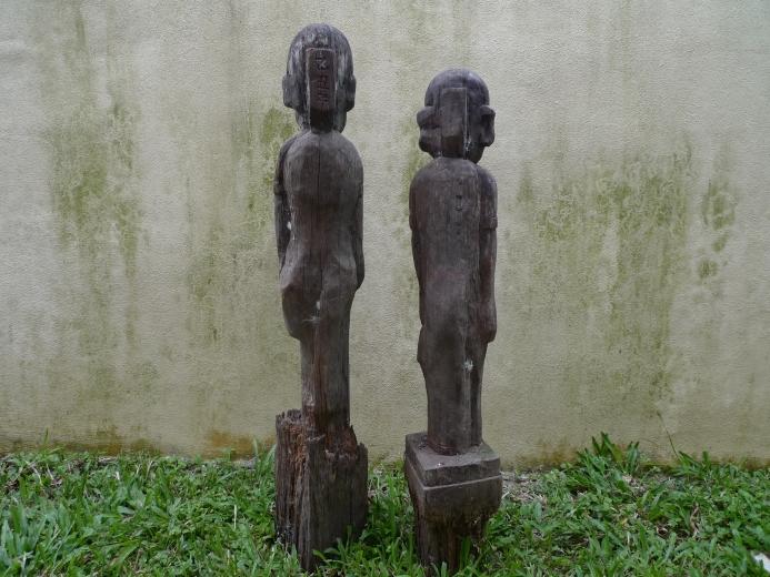 RARE ERODED GUARDIAN STATUE Dayak Kebahan Antique Artifact Figure Icon Sculpture