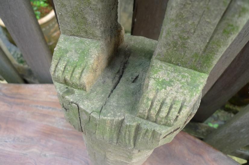LARGE PATUNG POLISI 1570mm STATUE Dayak Tribal Figure Sculpture Authentic Borneo