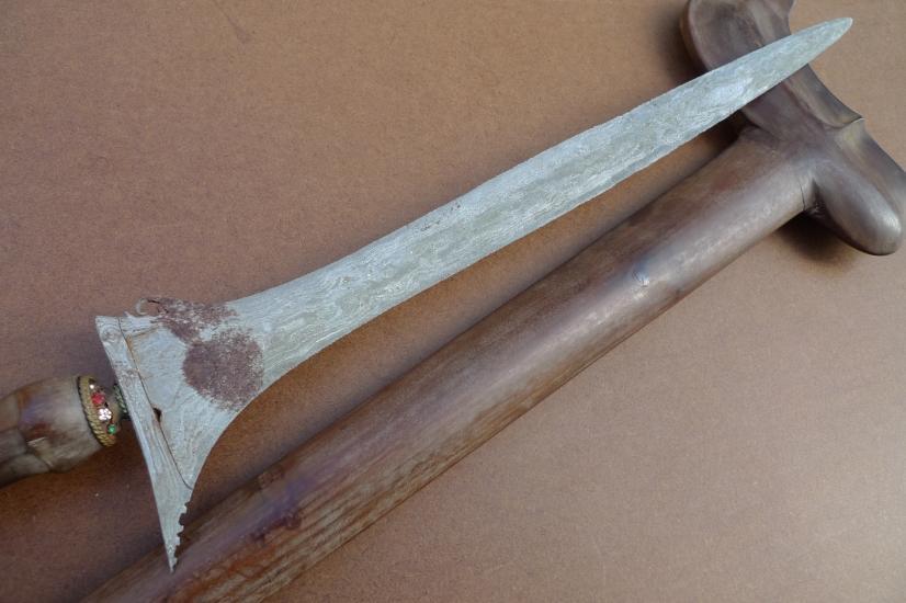 WHITE KERIS 520mm STUNNING BLADE Weapon Knife Blade Dagger Sword Kris Kriss Arms