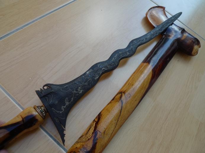 KERIS ULER LULUT WENGKON LUK 7 Weapon Knife Dagger Sword Arms Kris Parang Silat