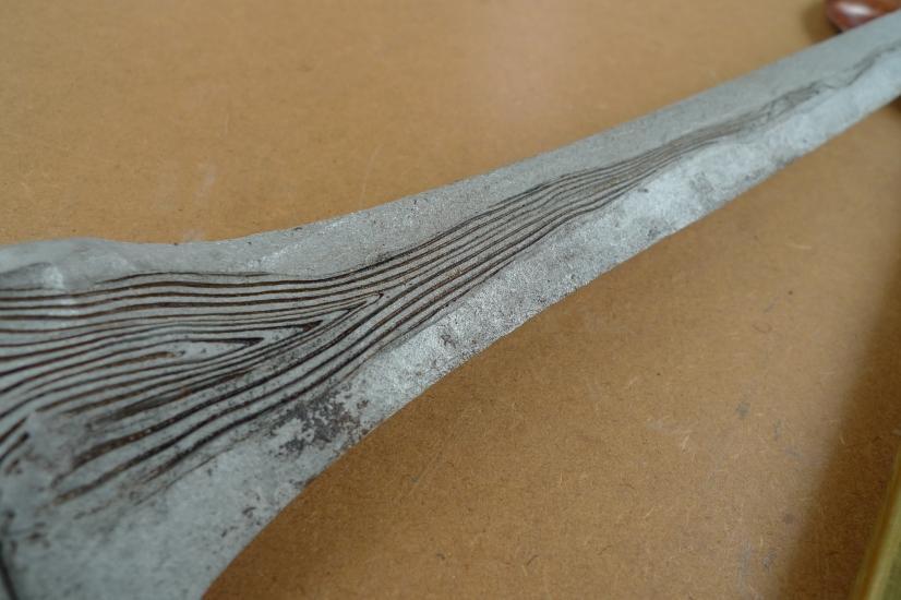 (KERIS PANCURAN EMAS) AGED STRAIGHT BLADE Knife Weapon Sword Dagger Kriss Kris