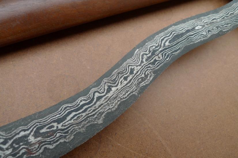 LUK 5 BLADE 520mm WATERMELON SKIN KERIS Weapon Knife Dagger Sword Kris Pedang