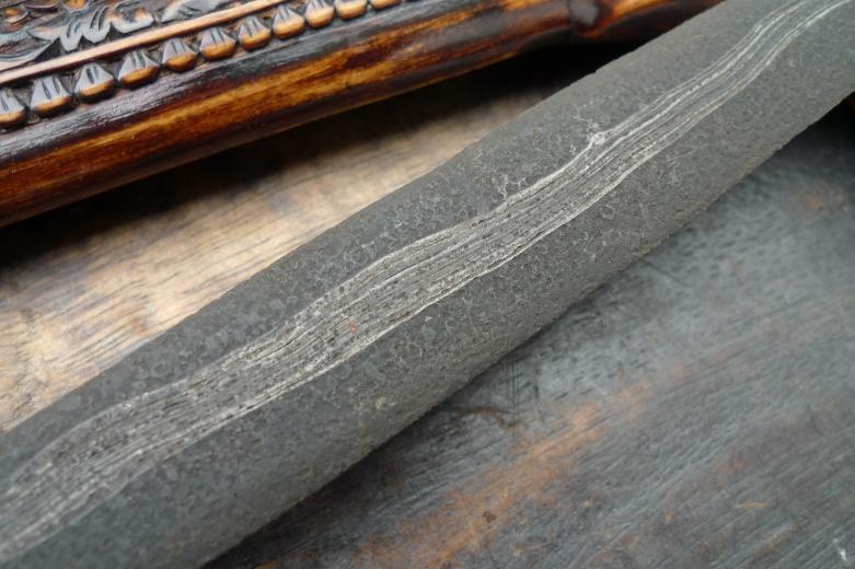 RARE KERIS JANUR SINEBIT Knife Arms Weapon Sword Kriss Kris Dagger Samurai Asia