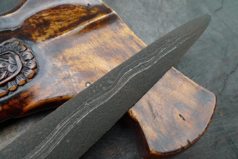 RARE KERIS JANUR SINEBIT Knife Arms Weapon Sword Kriss Kris Dagger Samurai Asia