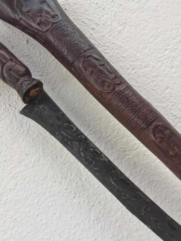 BATAK DAGGER 410mm KNIFE Badik Keris Kris Samurai Sword Knife Martial Art Weapon #2