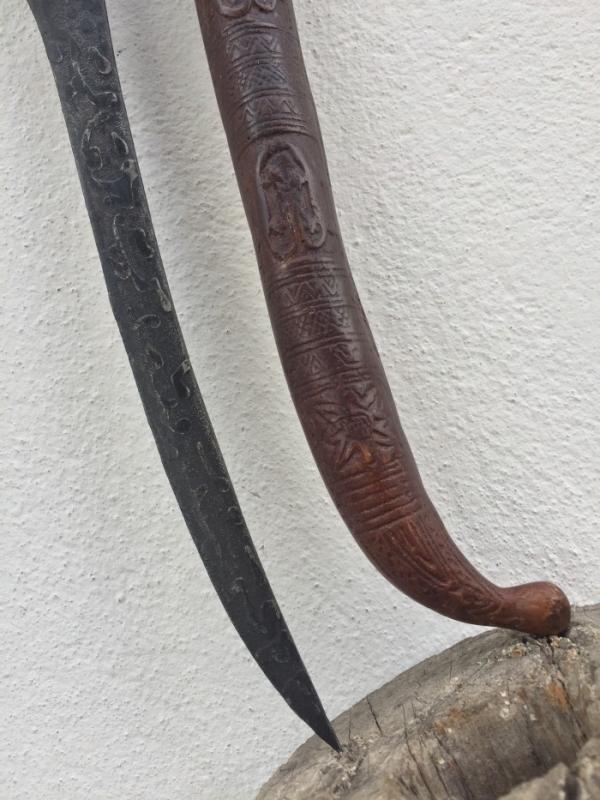 BATAK DAGGER 410mm KNIFE Badik Keris Kris Samurai Sword Knife Martial Art Weapon #2