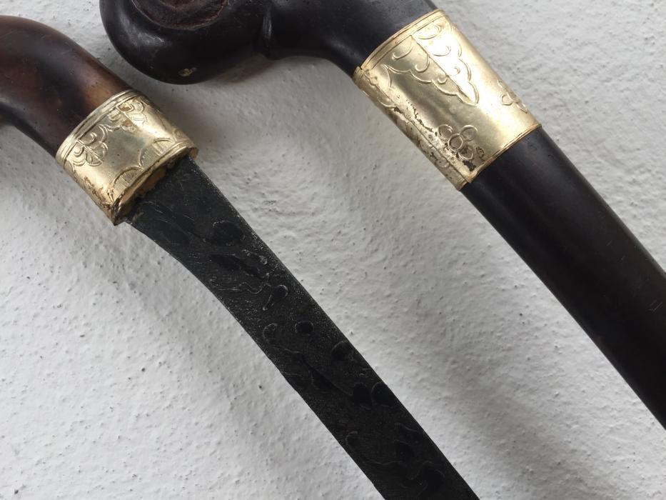 CEREMONIAL 260mm PRAYER DAGGER Holy Jawi Verses Knife Kris Keris Weapon Blade #2