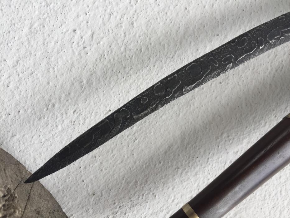 BADIK RENCONG 370mm Jawi Blade Keris Kris Weapon Knife Dagger Sword Samurai #1