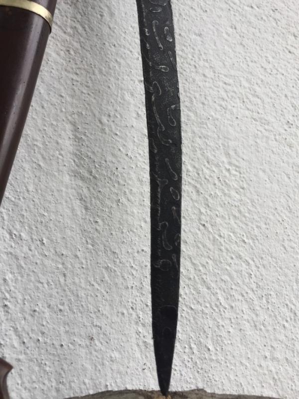 BADIK RENCONG 370mm Jawi Blade Keris Kris Weapon Knife Dagger Sword Samurai #1