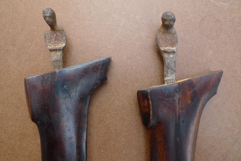 500 Years MALE & FEMALE(1 Pair) KERIS 230mm KRIS SAJEN MAJAPAHIT KNIFE WEAPON