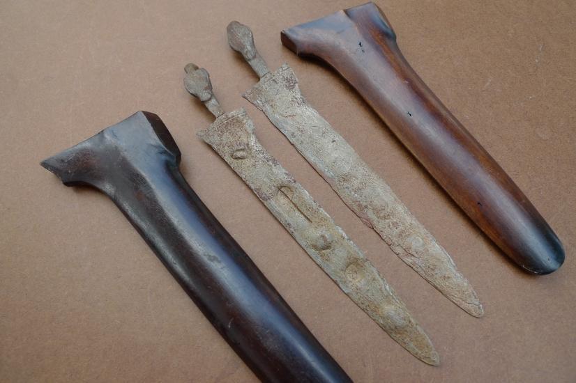 500 Years MALE & FEMALE(1 Pair) KERIS 230mm KRIS SAJEN MAJAPAHIT KNIFE WEAPON